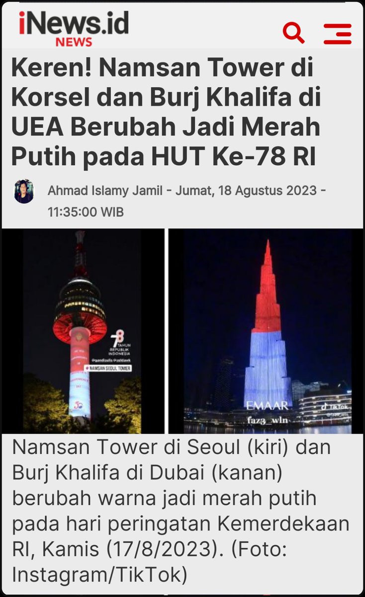 AmArA_gen2's tweet photo. Bangga jadi bangsa INDONESIA.
Pertanyaannya, kenapa Akun" KADRUN ogah Up hal HUT-RI ...?
Benci JOKOWI boleh tapi tak lantas harus tak cinta negri ini.
Dimana bumi dipijak, disitu langit dijunjung.
Muncung kita masih menghirup udara di BUMI PERTIWI ini ... https://t.co/3sNK8STObH