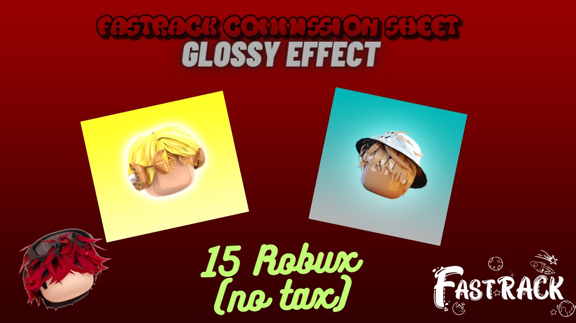 Fastrackplays's tweet photo. Fastrack Commission sheet V3!   
~Update log~    

Glossy effect : 15 no tax  
NEW STYLE! (Full PFP 125 no tax!)  
Head GFX price dropped to 50 no tax  
Accepts Nitro as Payment!  

Likes and RT appreciated ♻️❤️ 

#Roblox #RobloxGFX #RobloxArt #RTC #Rtcdesigners #RobloxDev #Gfx https://t.co/PThxIdNYC2