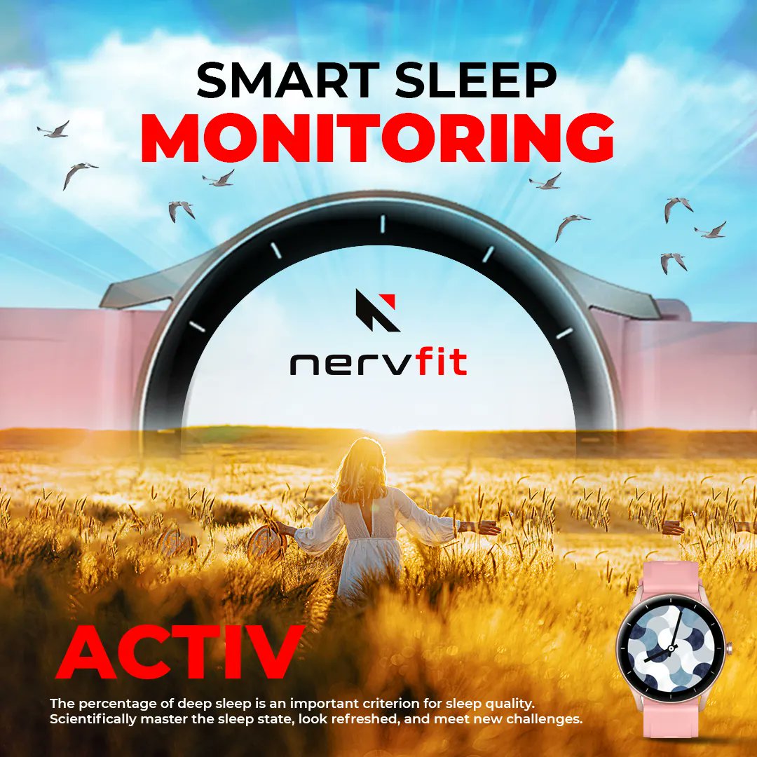 Nervfit's tweet image. "Unlock Better Sleep: Your Personal Sleep Guardian 🌙⌚️"  #Nervfit Smart Watch is about to set new standards 🗝️🌟 #UnleashPossibilities #SmartWatchLaunch #TechEvolution #Smartwatch #newlaunch #comingsoon #comingsoon2023 #newlaunch2023 #wristwatches #Smartwatches