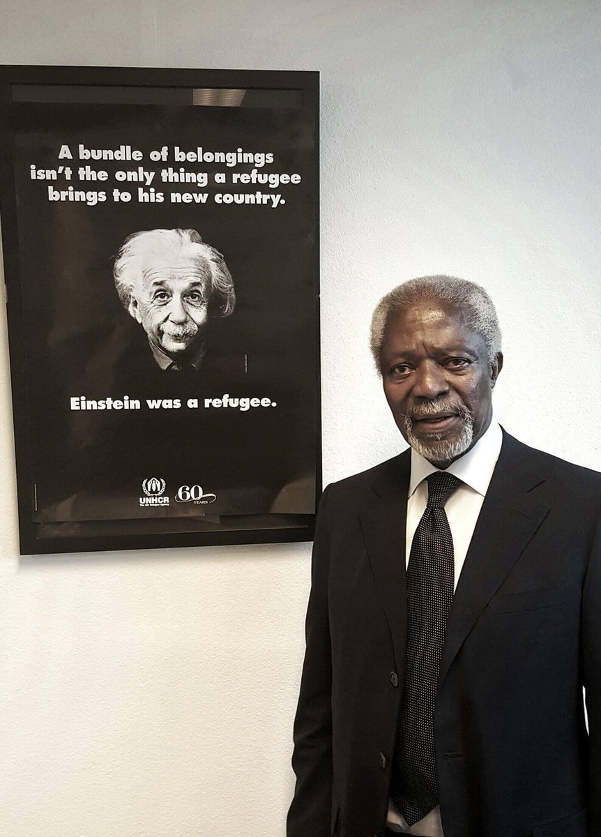 Remembering Kofi Annan today, 5 years after his passing. His unwavering commitment to peace and humanitarian efforts continue to inspire my work daily. His legacy reminds us all of the power of diplomacy and the importance of advocating for those in need. #KofiAnnanLegacy