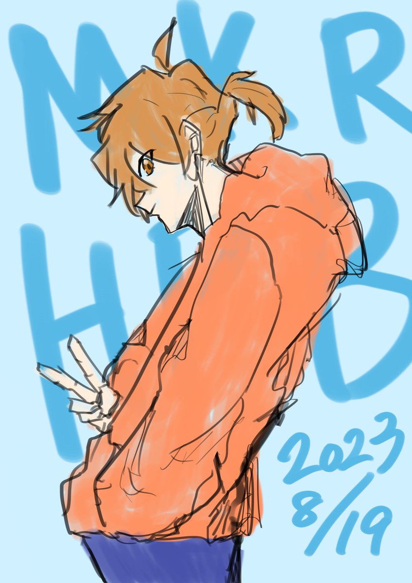 #MKR学園 企画絵とは別になんかイラスト描きたかったから描いた！！誕生日おめでとうmk！！！！