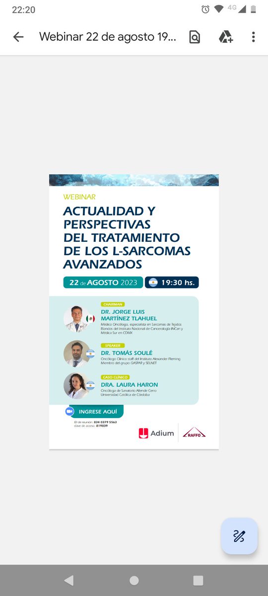 Grupo Argentino de Sarcomas tweet media