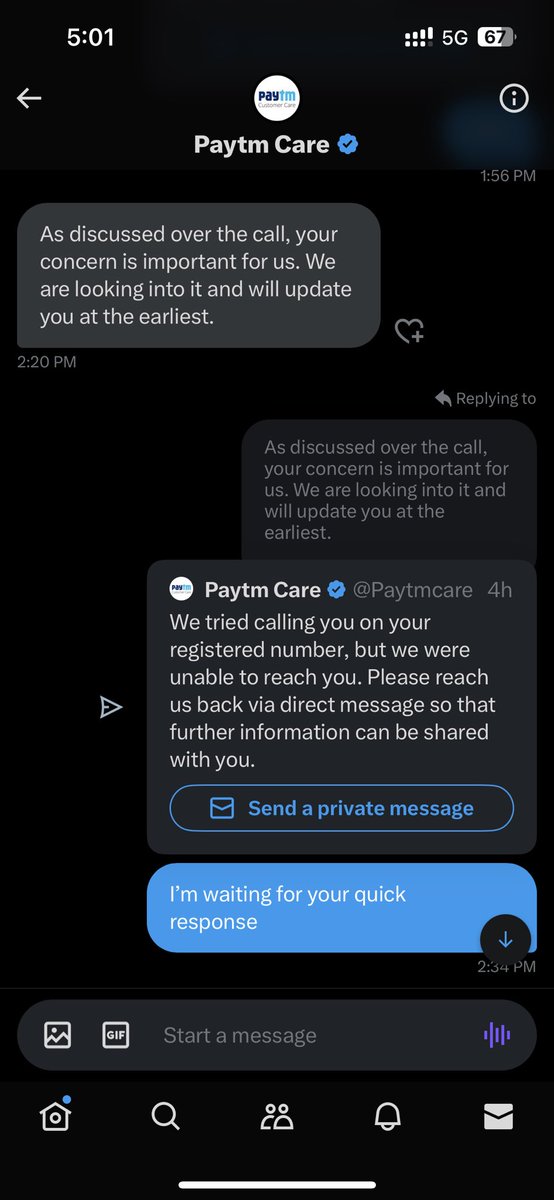 Baral_Sahab's tweet photo. @Paytmcare Its been 2-3 hours and still I didn’t get any update from the team. Is paytm team not able to verify and process the payment or even not able to update me anything?Please try to understand i lost my money which effect to my mental health please help me to bring my money back asap https://t.co/yj4iqA9Li2