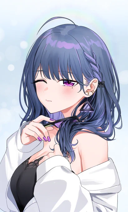 #泡色模様 