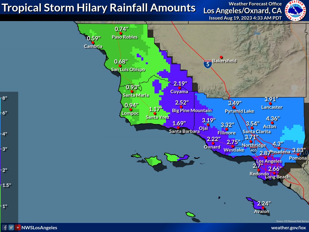 NWS Los Angeles tweet media