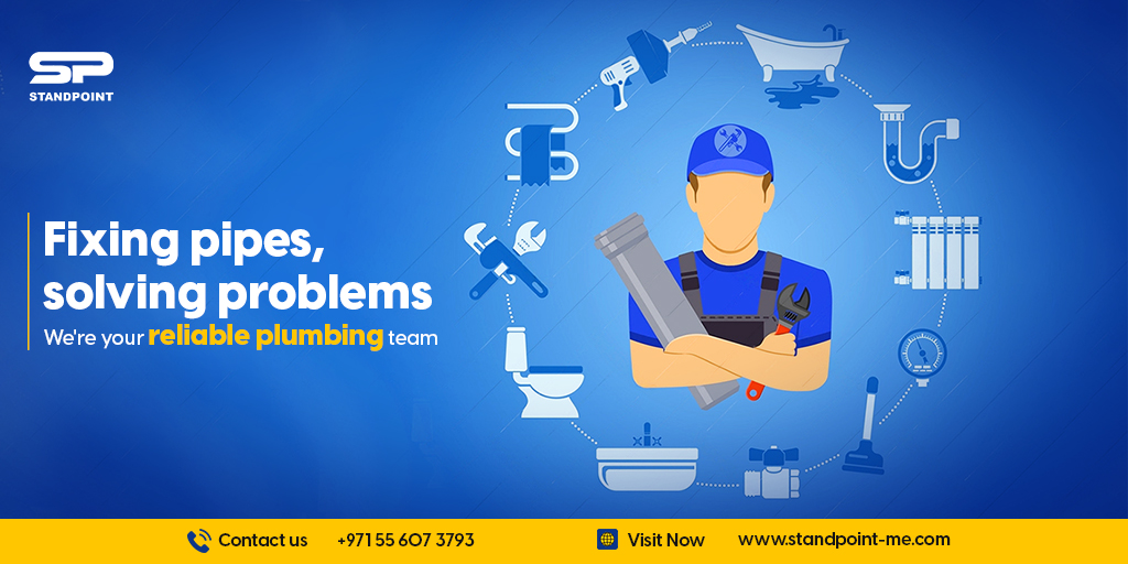 Whether it's a minor leak or a major clog, we have the skills and experience to handle it all.
Call us! 
+971 55 607 3793 
#plumbing #plumbingservices #plumbingproblems #reliableplumbing #standpoint #standpointtechnicalservices #maintenance #maintenanceplumber