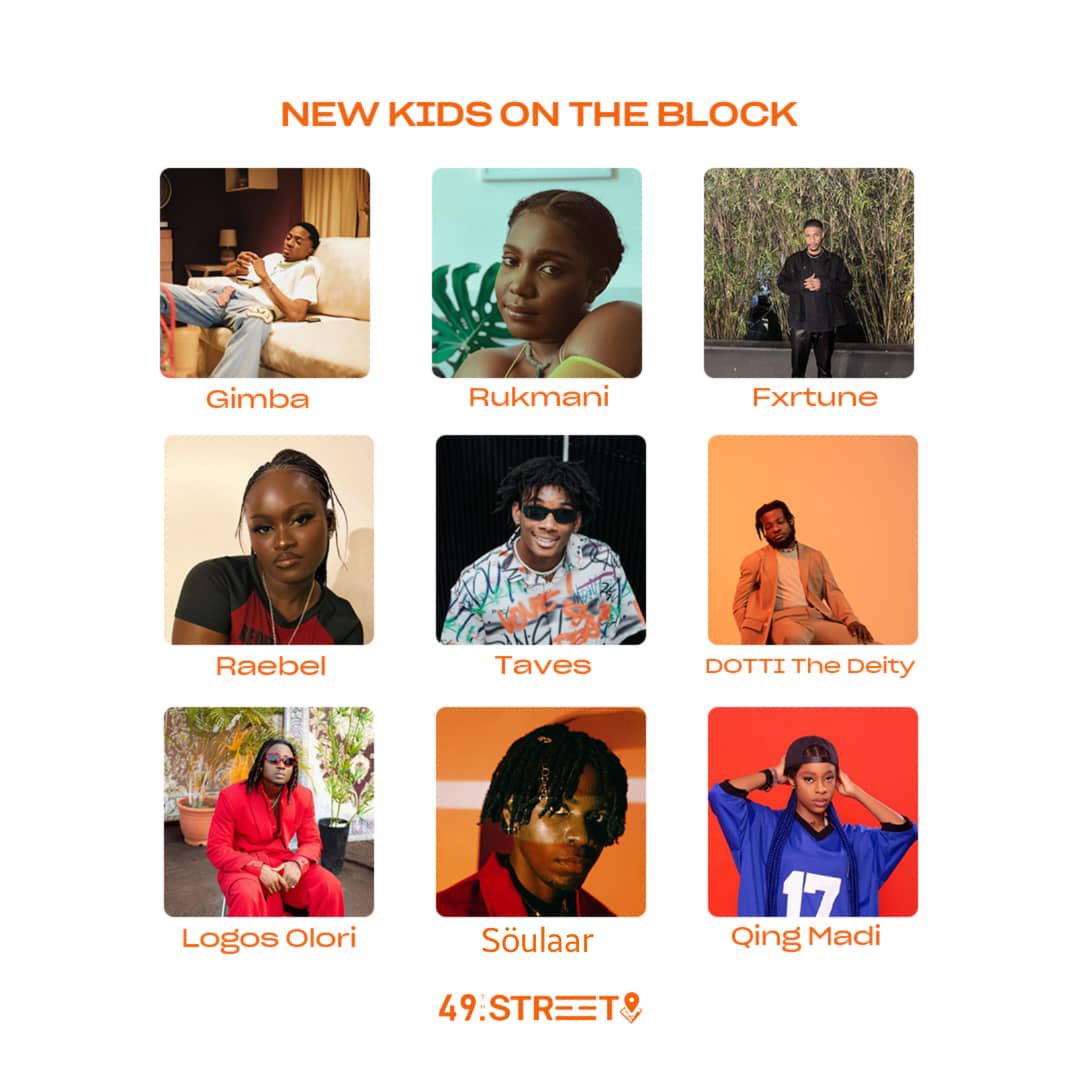 the49thstreet's tweet photo. Celebrating the new talents gracing the Nigerian music scene 🧡🇳🇬. https://t.co/LKineqTWTb