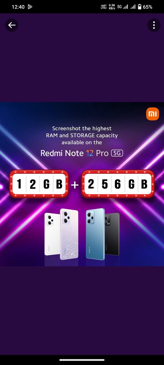 Man1shRox's tweet image. #RedmiNote12Pro5G #SuperRAM

@RedmiIndia

I❤️️ #Redmi