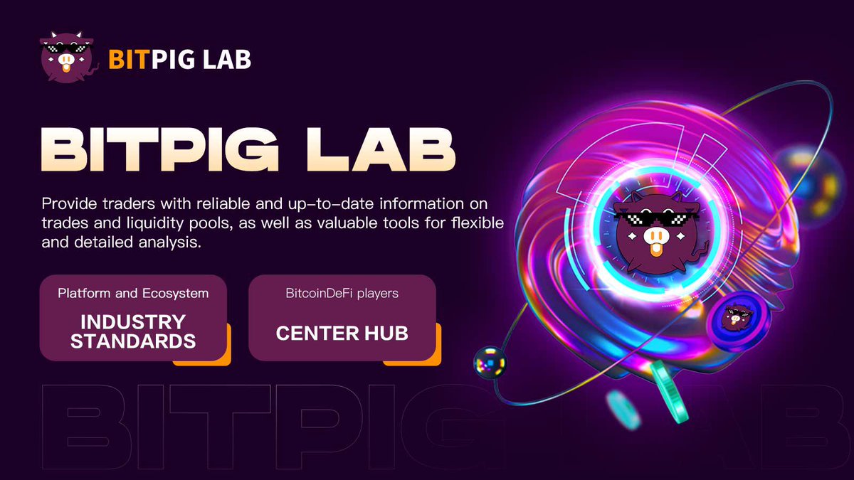 Bitonpig_'s tweet photo. BITPIG LAB provides traders with reliable and up-to-date information about trading and liquidity pools, as well as valuable tools for flexible and detailed analysis.

#BTPG #Ordinals #BRC20 #BTC https://t.co/XInoFG3X5W