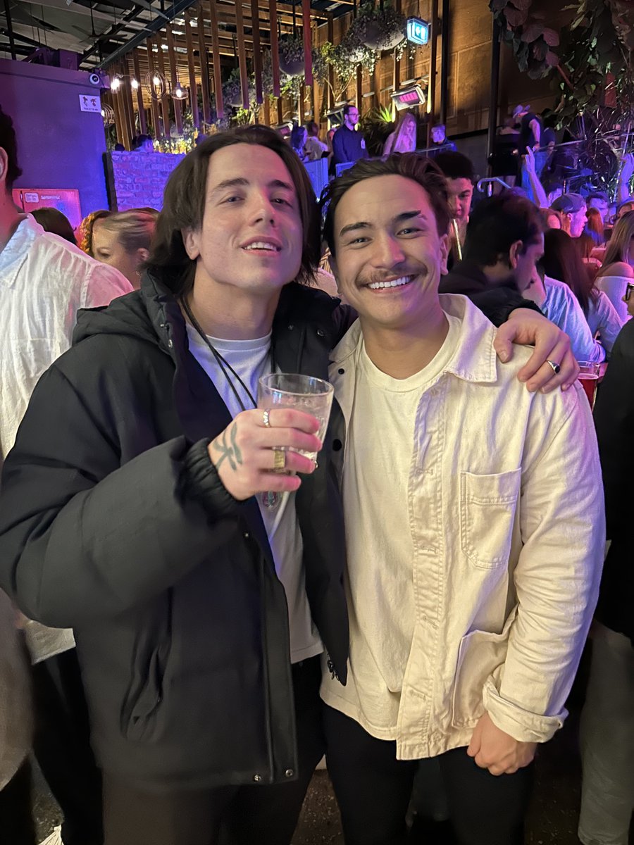 Good to finally meet <a href="/simmobra/">simmo</a>! 

I can’t believe he picked me up and bench pressed me in the club 3 times!