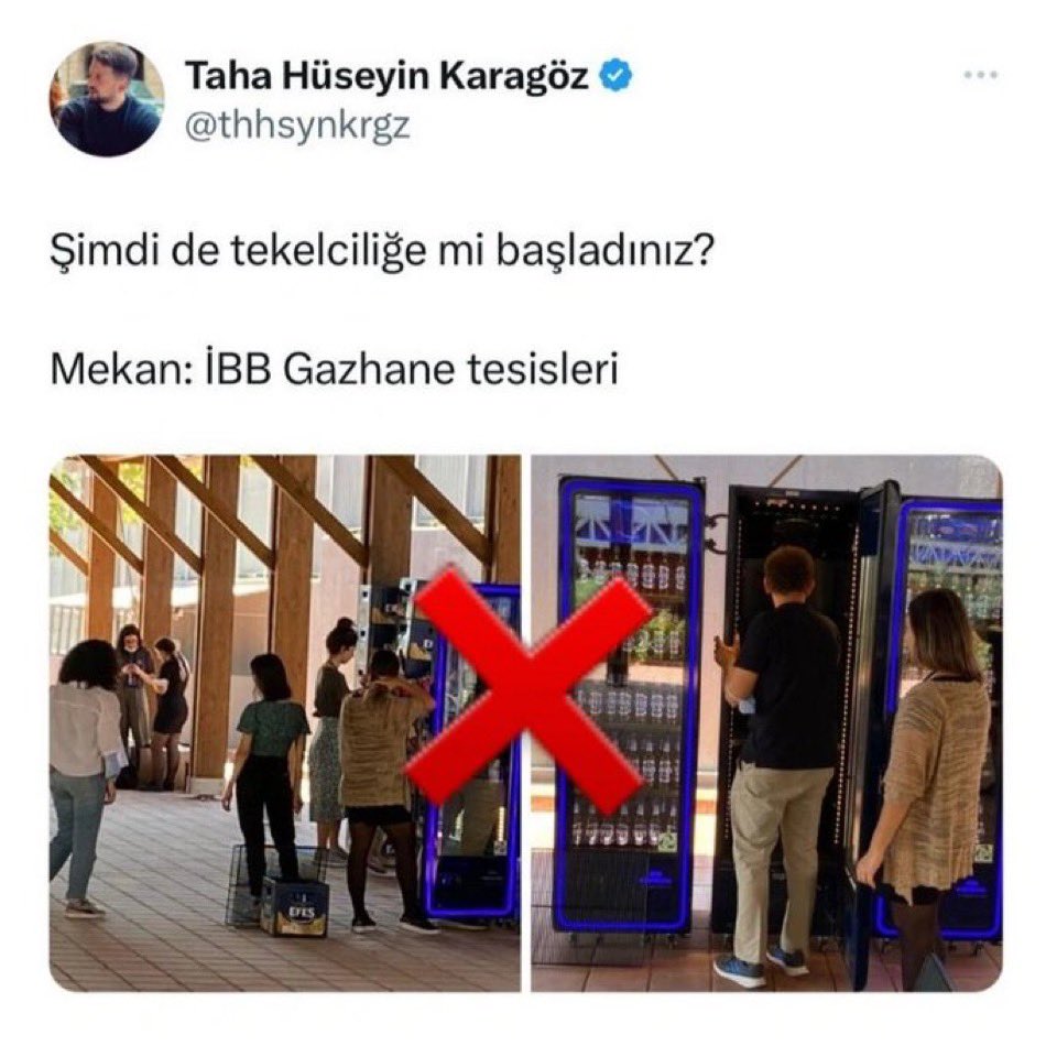 tcbuyuksehIr1's tweet photo. YALAN❌: İBB tesislerinde alkollü içki satılıyor.

DOĞRU✅: İBB’nin herhangi bir tesisinde alkollü içki satışı ya da ikramı yapılmıyor. https://t.co/tk4KS2k6AK