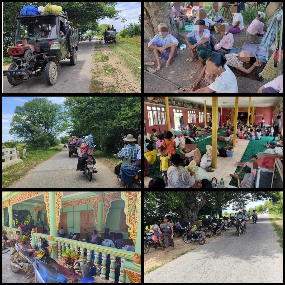 Nandar85526889's tweet photo. At #Sagaing Div,Htoo khantZaw,who is in charge of information for YeOo People's Defense Comrade said to @Khithitofficial that more than 10,000 people from 17 villages had to flee because TerroristArmy entered DePayin Township &amp; reckless fired to residential place.#HelpMyanmarIDPs https://t.co/r98lhHJZcM