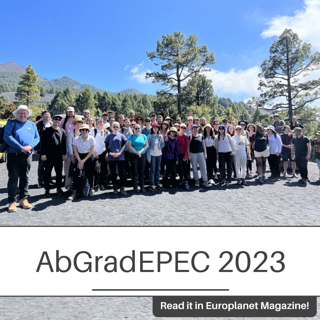 After a three-year wait to hold the #AbGradEPEC meeting, former @abgradeurope President, Ruth Sophie Taubner, and current President, Silvana Pinna, share highlights of the event. Read it in the Europlanet Magazine Issue 5: europlanet-society.org/europlanet-mag…