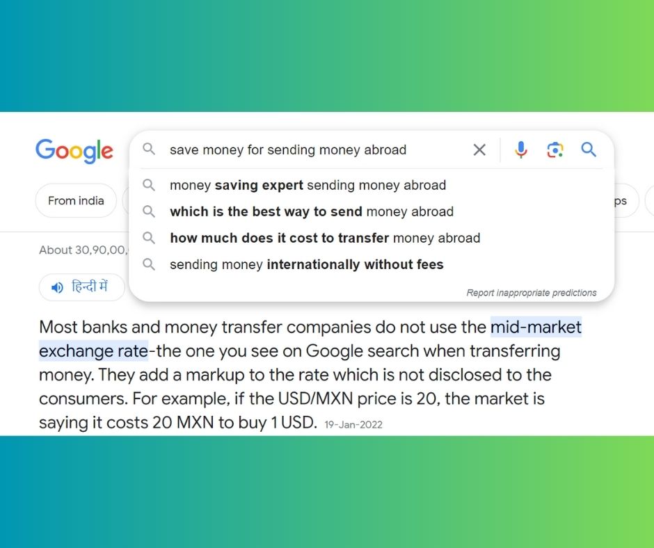 SmartlyWire's tweet photo. Google suggests the best ways to save money when sending money abroad 👀 What assumptions or thoughts about saving money would you like to clarify?
#usa #india #unitedkingdom #australia #ireland #save #money #sendmoney #fees https://t.co/KKarxB1VUe