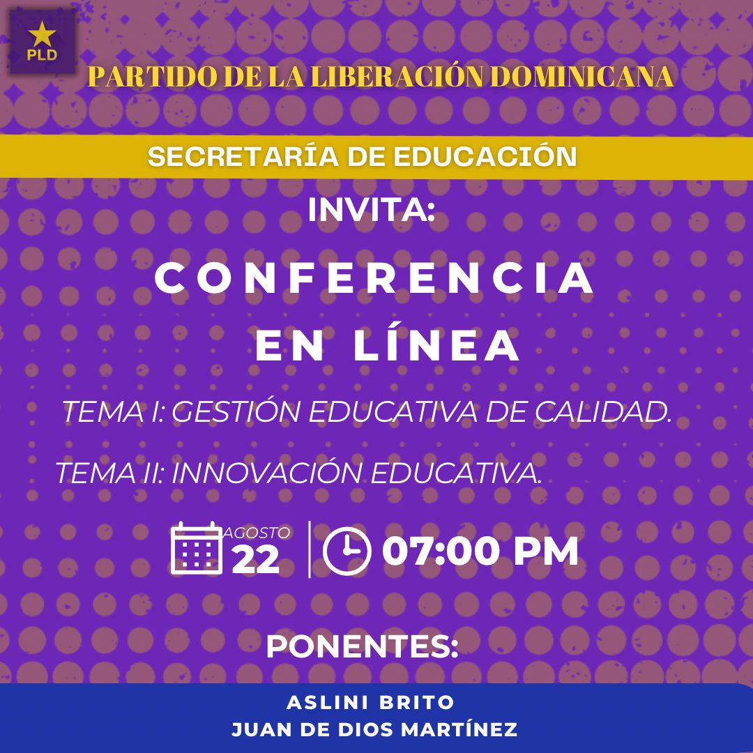 Secretaría de Educación del PLD tweet media