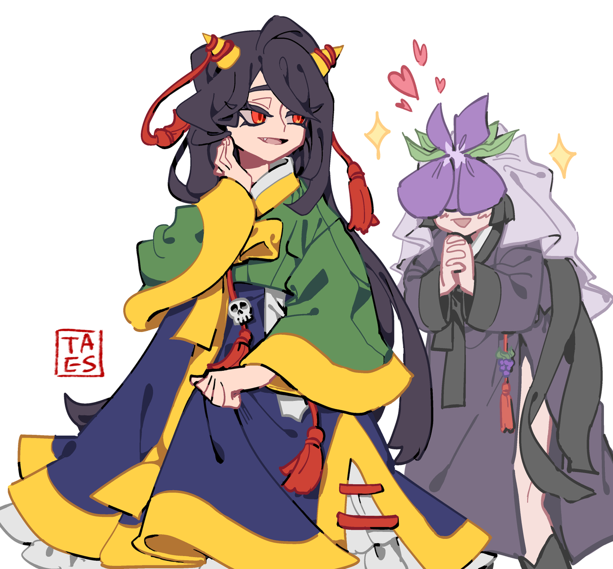 東方Project 豫母都日狭美 日白残無 ぬいぐるみ セット 似合う！ #hanbok #日白残無 #豫母都日狭美 #東方獣王園 #東方Project