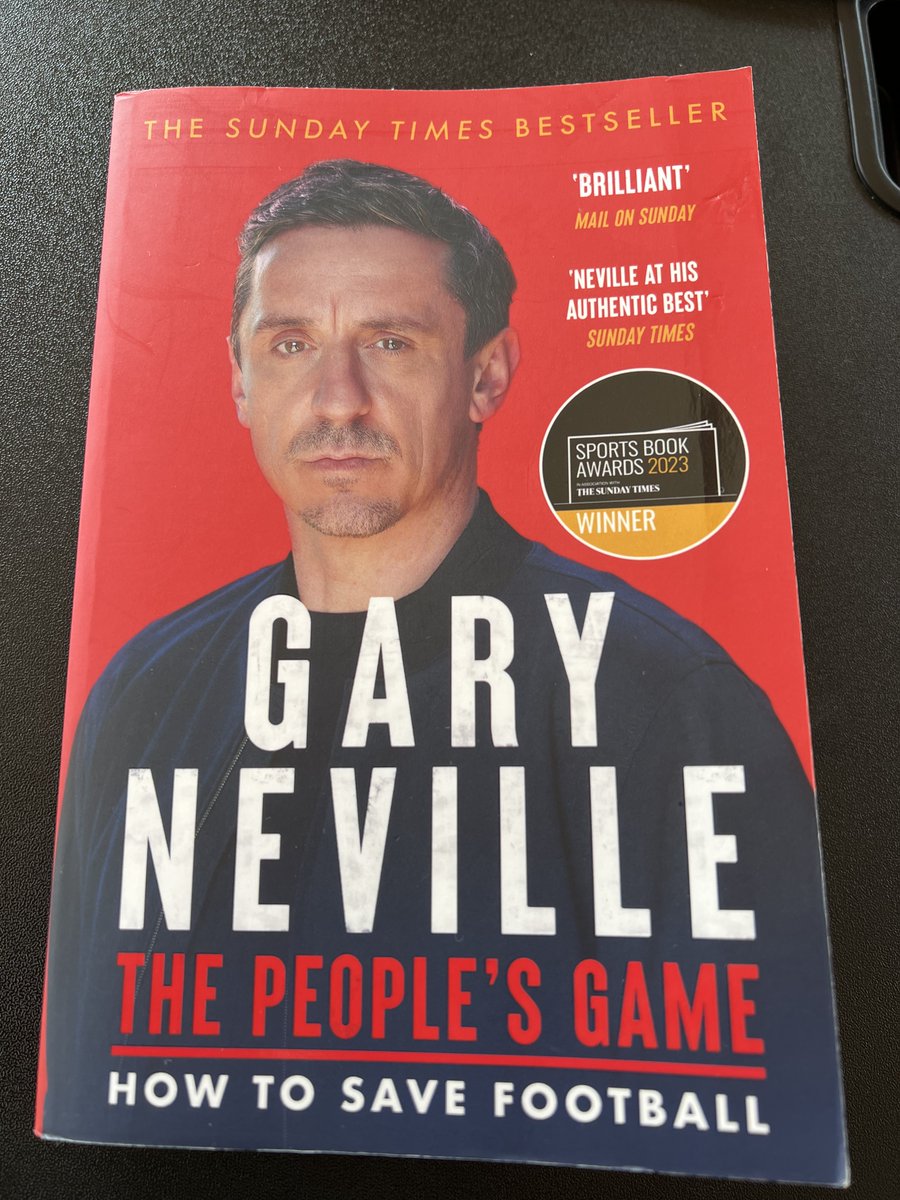 📚 Just wrapped up 'The People's Game' by Gary Neville – an absolute gem for football enthusiasts and those invested in the sport's future. 🌍 Learned a ton from this book! Thanks, @GNev2, for an incredible read. ⚽️ #BookRecommendations #ThankYou