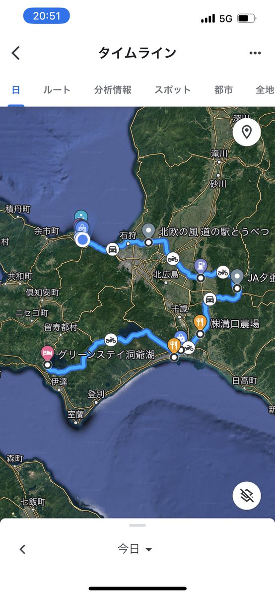 natu1746's tweet photo. 北海道ツーリング6日目終了
走行距離280km
本場のマグロは大トロみたいに油が乗ってて美味しかった。
最後にトラブルはあったけどなんとかなるかな？
以上、2023年の北海道ツーリングは終了！今度からはホテル泊にしよう… https://t.co/71jWDlZrqd
