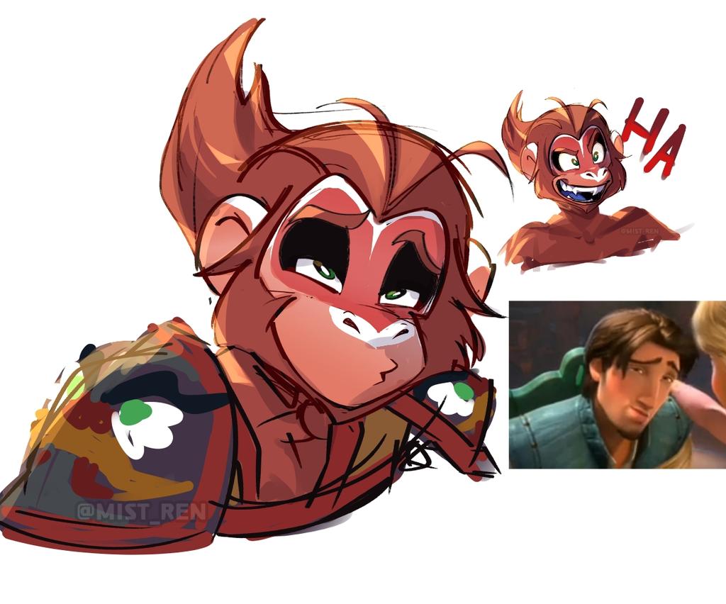 RenMist's tweet photo. I hate this but here y'all go 😂

#TheMonkeyKingnetflix https://t.co/PLEJBXN7gc