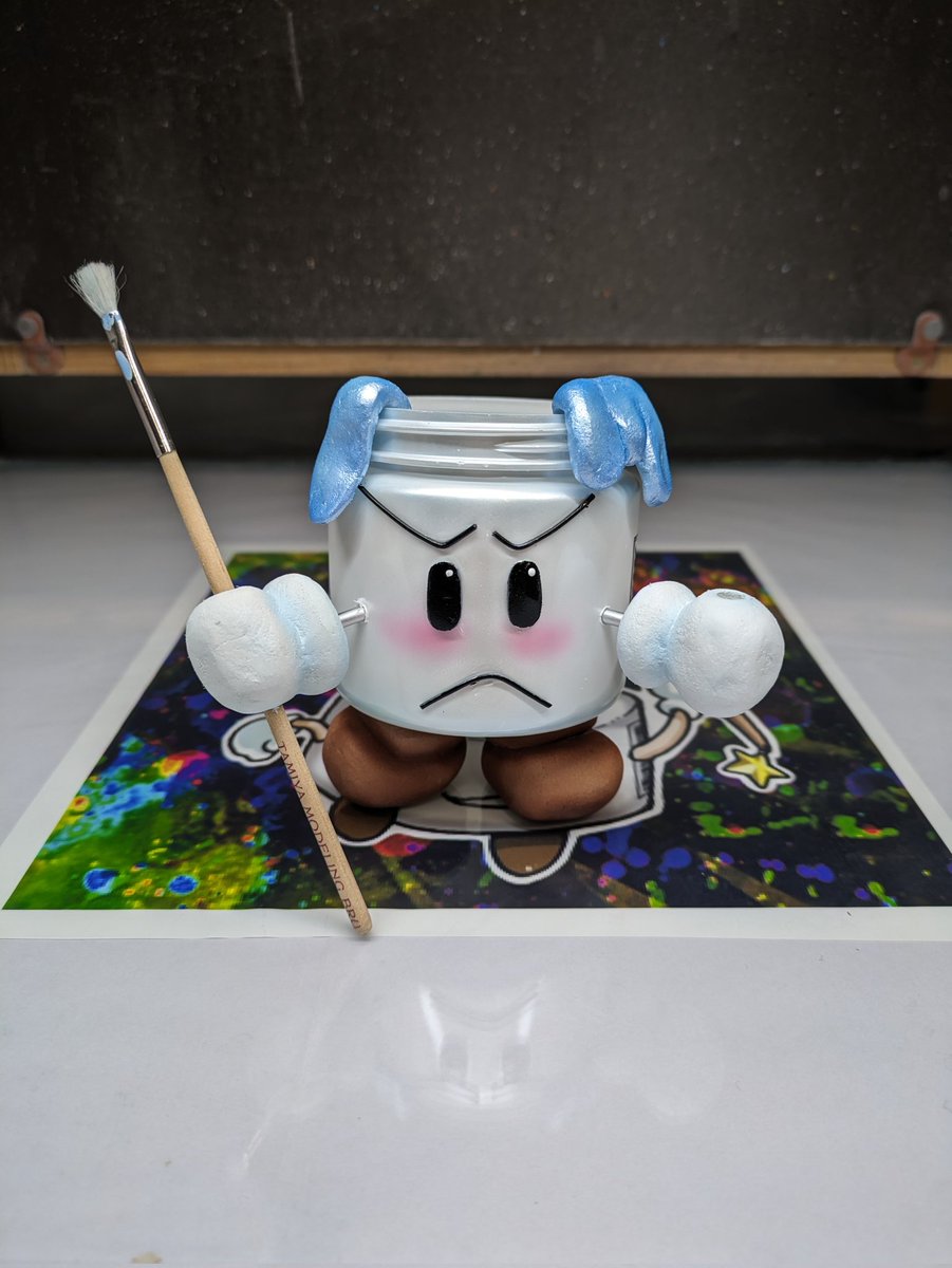 muchan_72's tweet photo. 完成！
トリョンくん ver.2.0

初代トリョンくんが疲れて来てたので新しいのを作りました(￣▽￣;)
Z世代トリョンくん完全w
クオリティは上がったけど手が大き過ぎましたw
まぁいいか(*´罒`*) https://t.co/oPmvZ9P5Ot