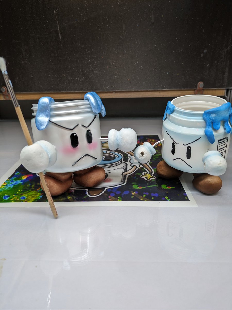 muchan_72's tweet photo. 完成！
トリョンくん ver.2.0

初代トリョンくんが疲れて来てたので新しいのを作りました(￣▽￣;)
Z世代トリョンくん完全w
クオリティは上がったけど手が大き過ぎましたw
まぁいいか(*´罒`*) https://t.co/oPmvZ9P5Ot