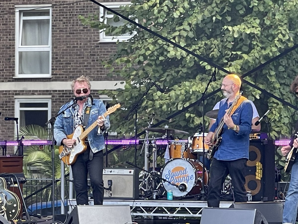 Folk in the Park at Sutton Matt Owens and the DVP. Last festival of the summer.