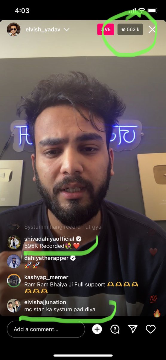 theamarjeet's tweet image. Maam ka systumm paadte hue yadav ji 
#RecordBreak #InstaLive #ElvishYadav