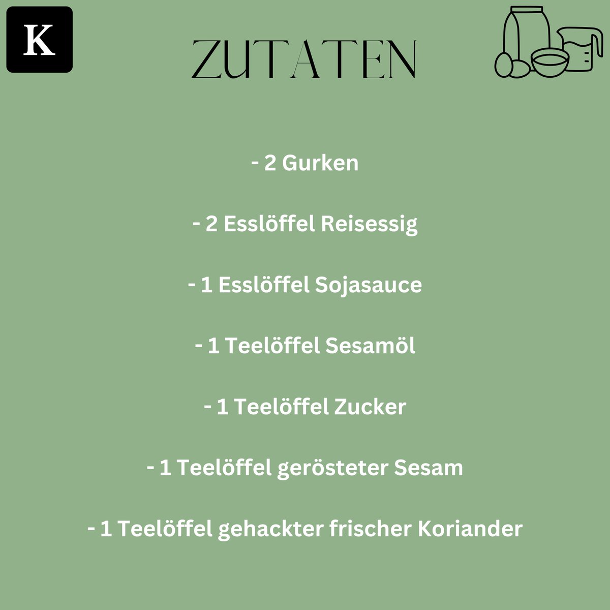 kitchenuniquede's tweet photo. Ein erfrischender und geschmacksintensiver japanisch/koreanischer Gurkensala
Probier dieses Rezept aus und genieße den köstlichen Mix aus Aromen! 🥒 😋 🌟 #gurkensalat #gurken #gurkengerichte #japanisch #koreanisch #kitchenunique #rezepte #einfacherezepte #food #foodblog https://t.co/WvtgwFf8G6