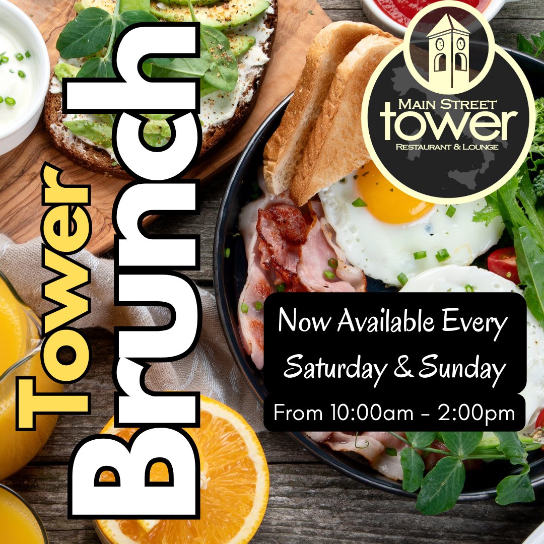 mainstreettower's tweet photo. 🍳🥓🧇 Brunch Is Here!
Every Saturday and Sunday at The Main Street Tower 😍😍
Join us from 10am-2pm for Brunch!
Call 410-838-8007 to make a Reservation Today! https://t.co/dO8LxpbKvh