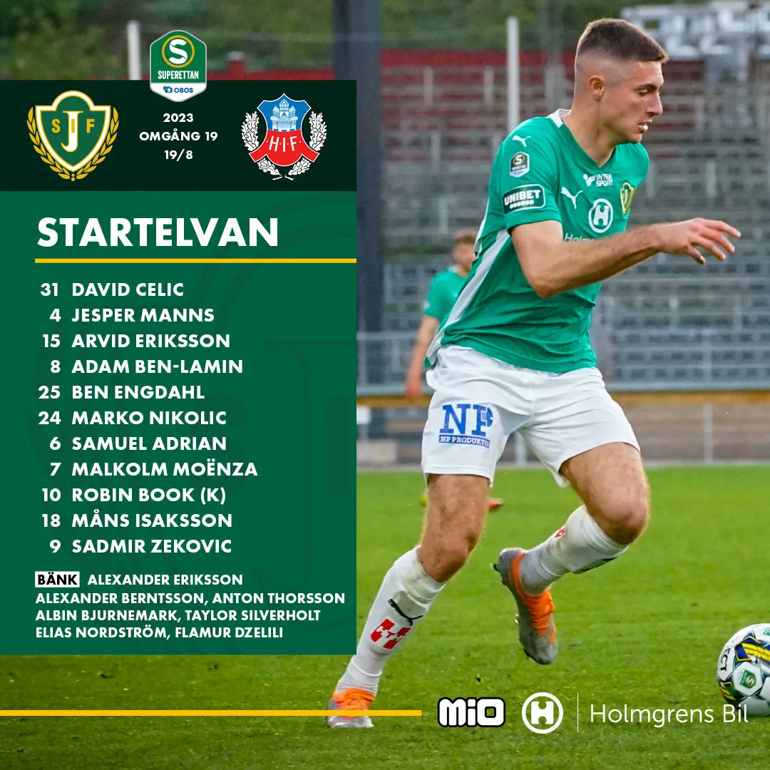 JSodra's tweet photo. Nu kör vi!
💚💚💚#jsödra #jönköpingssödra #startelvan #miomöbler #holmgrensbil https://t.co/i8Ghh8E6wH