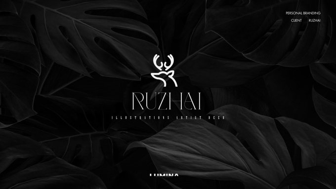 【お知らせ】イラストレーターRuzhai様の個人ブランディングを制作させていただきました。ありがとうございます! 