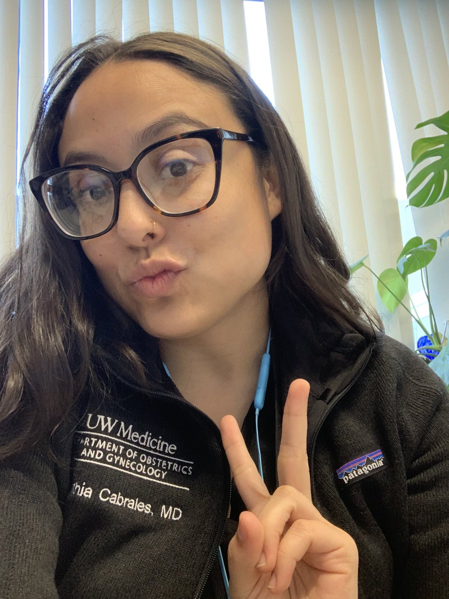 First Patagonia! Or should I say white coat? 😂💜 #obgyn #UW