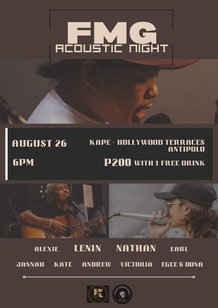 _puneyta's tweet image. Next week na to! Get your tickets now! We'll also be selling tickets on day of the event. See you!
#FMG #GoLoudOrGoHome