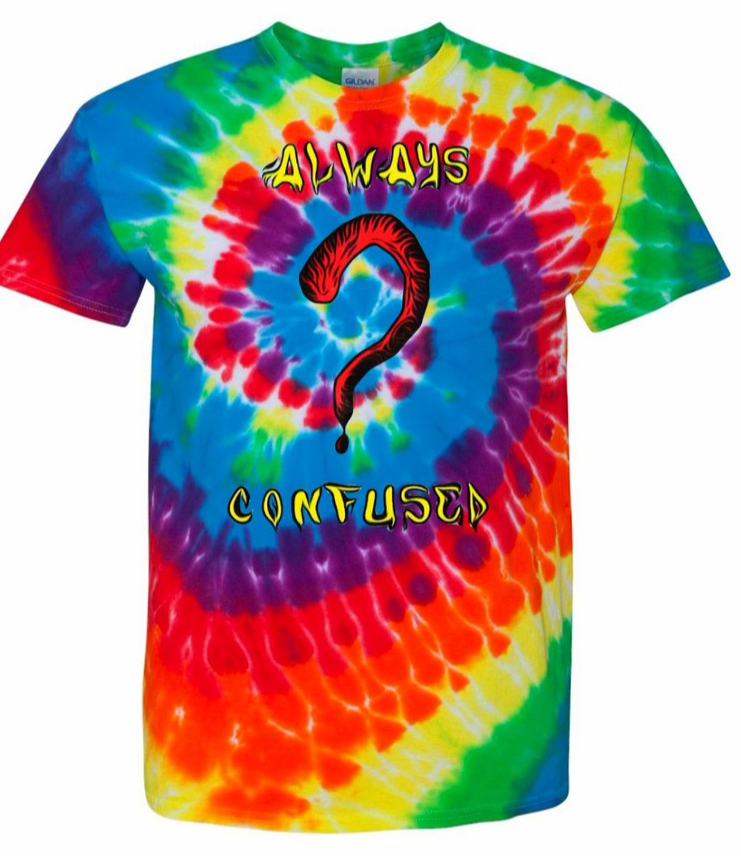 ArtConfusing's tweet image. ❓AlWaYs CoNfUsEd ClOtHiNg❓
-AlWaYs CoNfUsEd 
#TieDye Michaelangelo &quot;ALWAYS❓CONFUSED&quot; #design #Tee-$45.00
#clothing #clothingbrand #streetwear #nyc #foryou #fyp #style #tiedye #hippie #fashion #shop #forsale #streetstyle #fashionstyle #swag #skateboarding #stylesquad #fypシ