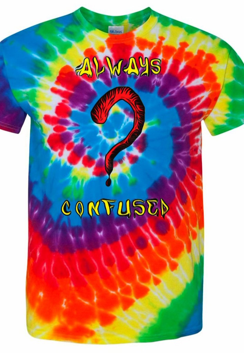 ArtConfusing's tweet image. ❓AlWaYs CoNfUsEd ClOtHiNg❓
-AlWaYs CoNfUsEd 
#TieDye Michaelangelo &quot;ALWAYS❓CONFUSED&quot; #design #Tee-$45.00
#clothing #clothingbrand #streetwear #nyc #foryou #fyp #style #tiedye #hippie #fashion #shop #forsale #streetstyle #fashionstyle #swag #skateboarding #stylesquad #fypシ