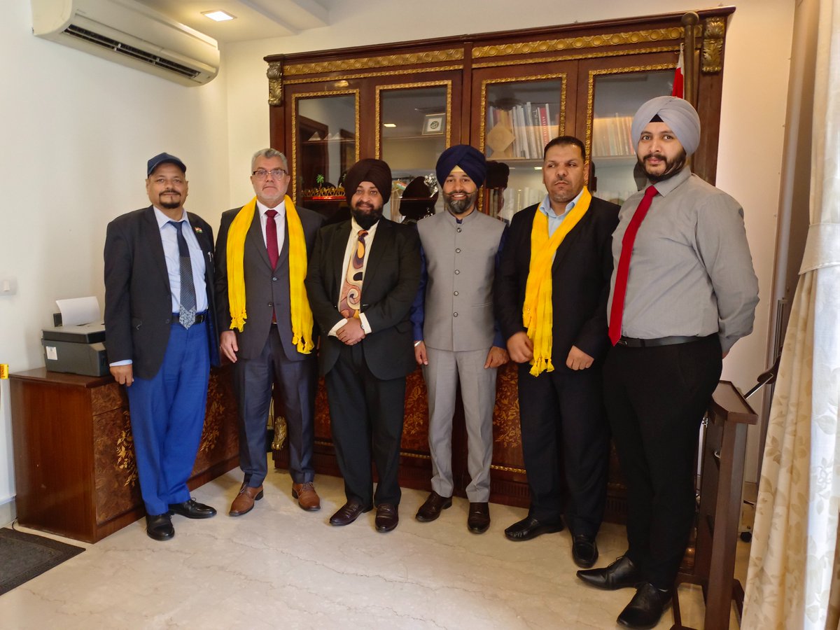 ICIBIndia's tweet photo. #ICIB meeting with Embassy of Libya for enhancement of people to people contact and revive cultural and traditional relations.
@IndEmbTripoli @MEAIndia https://t.co/oCEtT9VZ92
