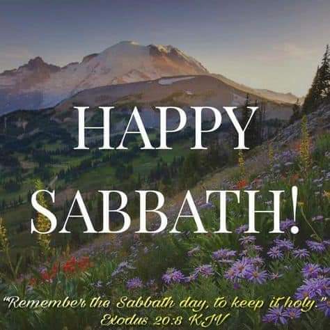 #HappySabbath #HappySabbathDay #sabbath #sabbathkeeper #lordsday #dayofthelord