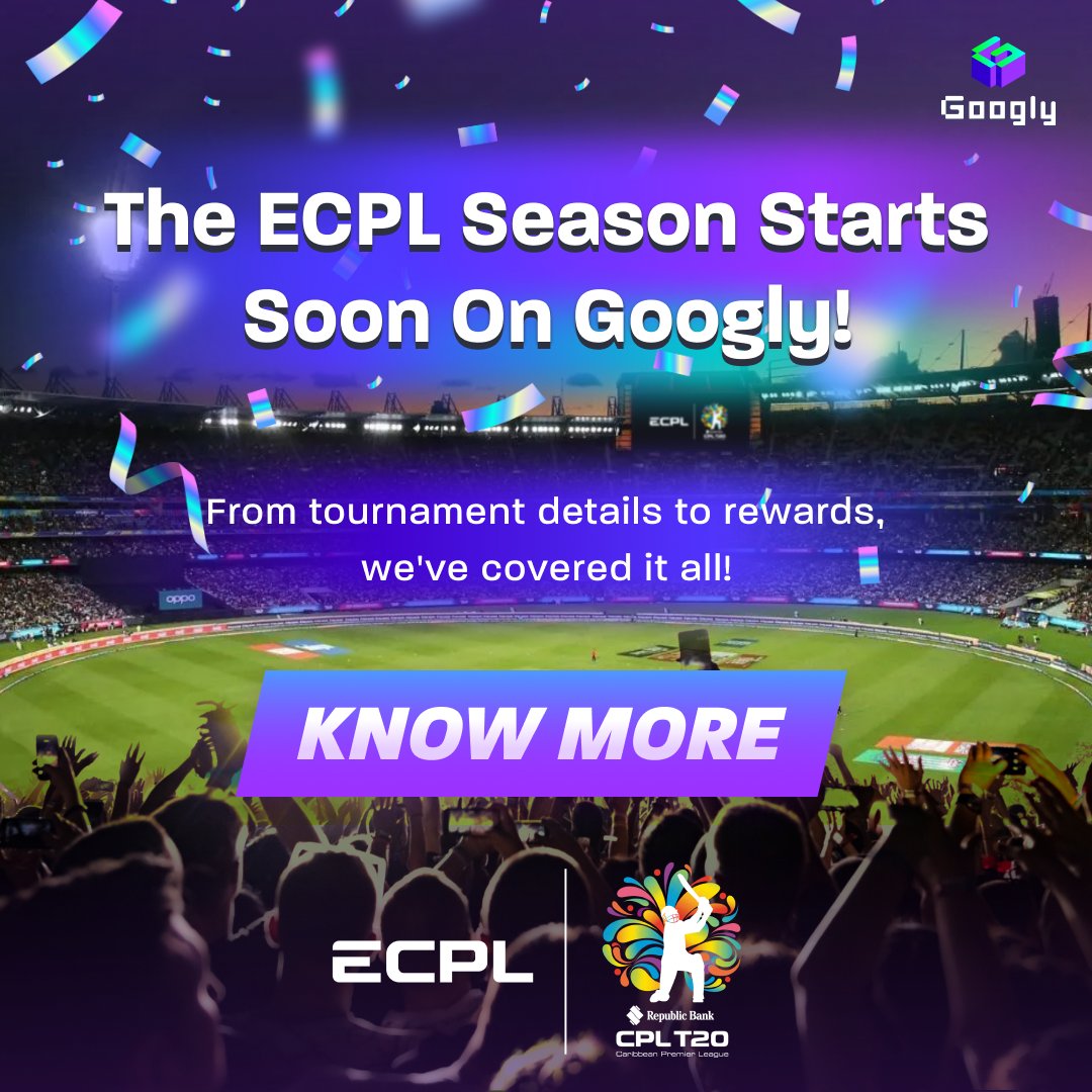 GooglyM3dia's tweet photo. Mind-blowing prizes await you!

Read everything you need to know about the epic ECPL showdown on Googly - https://t.co/cjeTuilMQf

#ECPL #OnlineGaming #CricketPlayedLouder #Esports #Cricket #IndianCricket #CPL https://t.co/0fOgYszs53