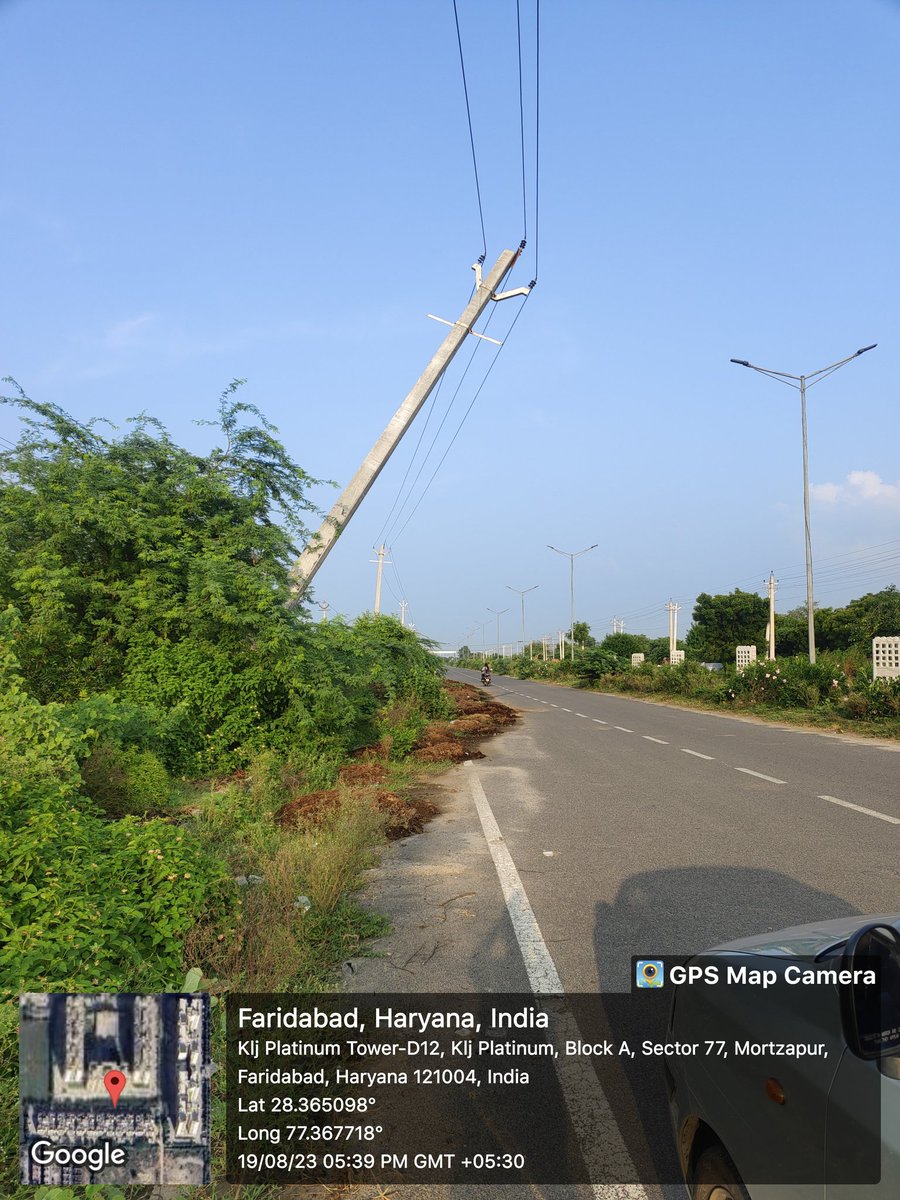 <a href="/DHBVNL/">DHBVN (दक्षिण हरियाणा बिज़ली वितरण निग़म लिमिटेड)</a> <a href="/DC_Faridabad/">DC Faridabad</a> <a href="/OfficialFMDA/">FMDA</a> <a href="/rajeshnagarfbd/">Minister Rajesh Nagar</a> <a href="/KPGBJP/">Krishan Pal Gurjar</a> STILL NOT DONE PLEASE LOOK INTO IT BEFORE IT WILL TRUN INTO AN ACCIDENT URGENT