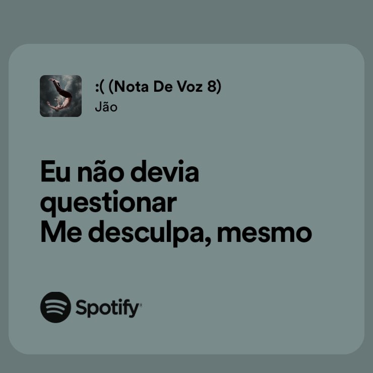 noitenoalto's tweet photo. :( (Nota De Voz 8)  X  Eu Posso Ser Como Você https://t.co/vJmaMzZglh