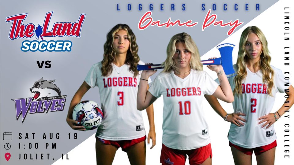 llcc_s's tweet photo. Game day! The Loggers travel to @jjc_wsoccer for a 1pm match. 🪓⚽️
#TheLand
#RollLogs
#ChopOn
#LoggerVision https://t.co/cT88bmPCKn