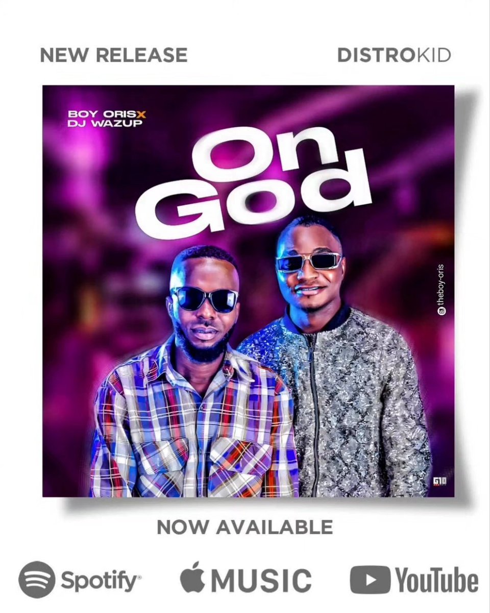 boyoristhebest's tweet photo. On God is Available in All Music streaming platforms Now 🚀🌎 #yoBoy #yoGal @DistroKid https://t.co/SorDnIVmuZ