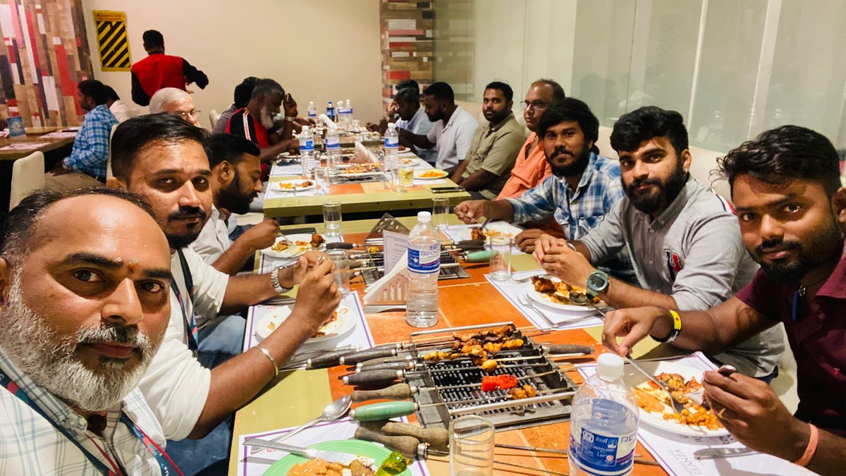 genocustech's tweet photo. #AsTheySay : A #Family that eats together, stays together. Team #GenocusTechServices and Team #TriumphExpeditions, both part of Triumph Group of Companies together went for a Team Dinner yesterday. We had great food, great fun &amp; learned a lot too. #Genocus #TriumphExpeditions https://t.co/YIaFCWdRrm