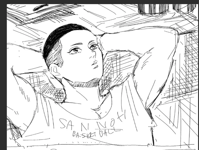 ※SD夢 swkt夢漫画 ラフ進歩🏀🏀 