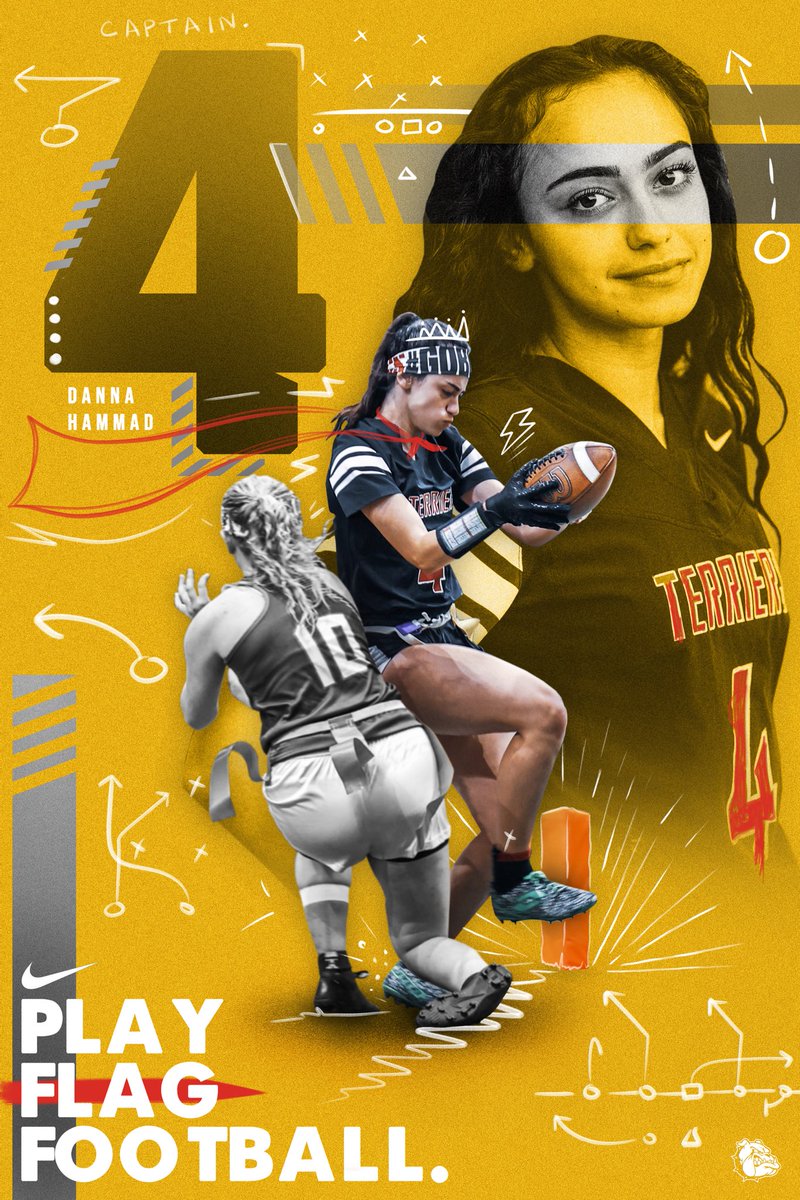 Terrier_Flag_FB's tweet photo. 🎉Congrats to our 2023/24 Varsity Captains!!! These posters will hang throughout the school for the fall to help recruit new players! 

#15 Janiya Roberts
#4 @dannahammadflag 
#6 @wt_lay 
#5 @CarolineMcglone https://t.co/a7JAUvVn8W