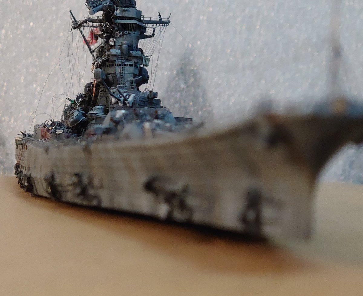 戦艦武蔵 ジオラマ 細かすぎて伝わらないプラモこだわり選手権 戦艦武蔵の最期を作った