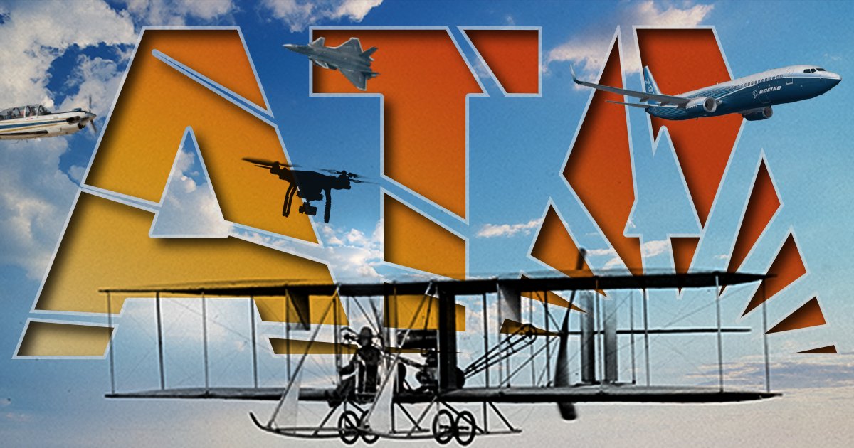 ATALLC's tweet image. We love aerospace and aviation at ATA! Happy National Aviation Day! Estabised in 1939 by FDR on Orville Wright's birhtday. Do something that promotes interest in aviation #Hugapilot #ATAA #Aviation #UAS #AAM #ATALLC