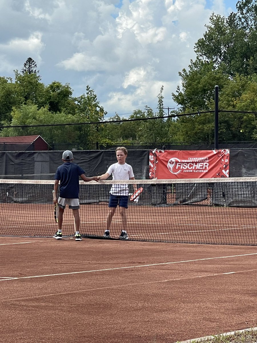 JamieDPower's tweet photo. I am away at U12 Nationals in Montreal and just had a great first day. Arthur won his first 2 matches over players from Alberta and BC. Mentally strong performances in both. Let’s go team Atlantic! Jacob also snagged a hard fought win against team Ontario. https://t.co/EHGjUoQp20