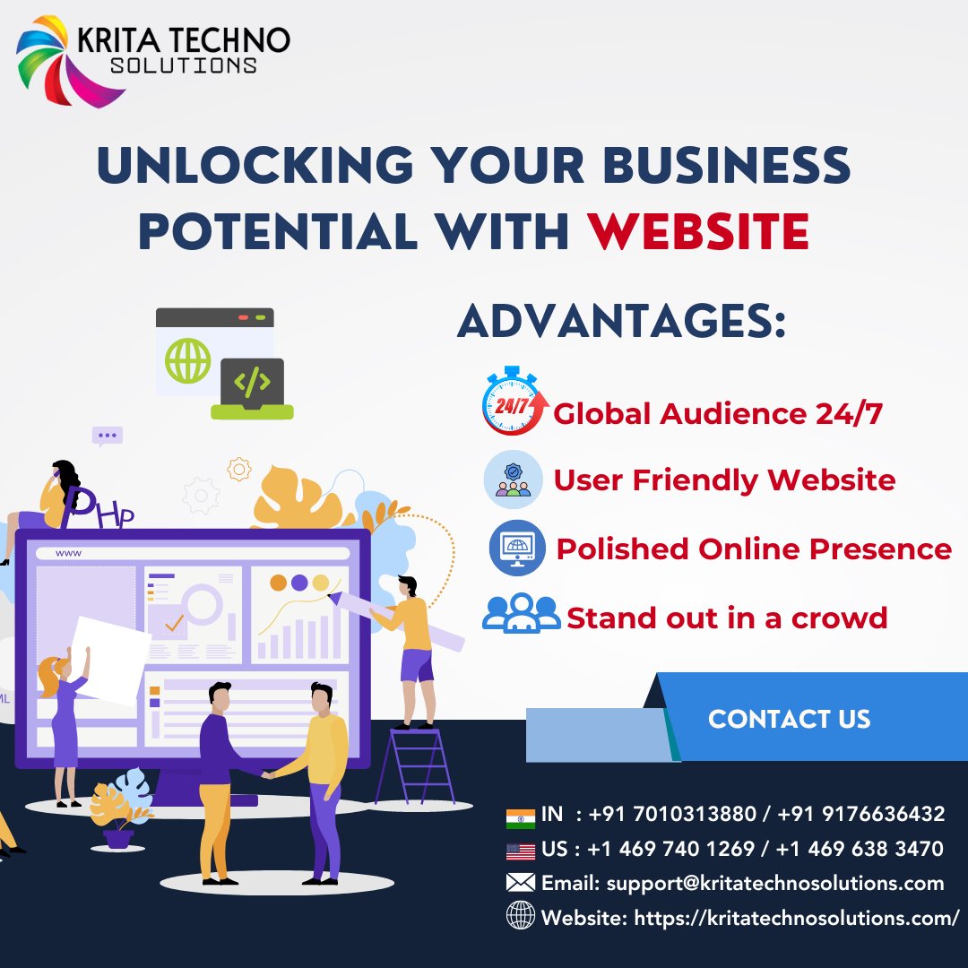 KritaTechnoSol1's tweet image. Unlocking Business Potential with Web Development: A Path to Success
1. Global Audience 24/7.
2. User Friendly website.
3. Polished online presence.
4. Stand out in a crowd
#websitedevelopment #websitedesignanddevelopment #websitedevelopement #websitedesigninganddevelopment