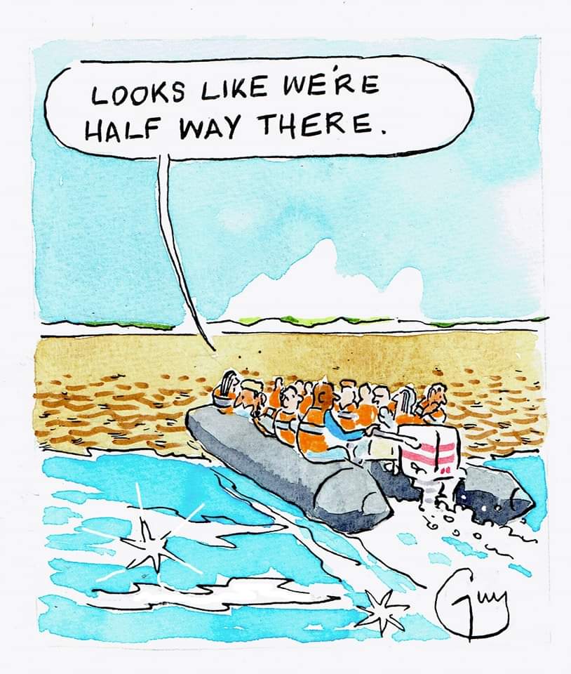 TheStephenRalph's tweet photo. #RefugeesWelcome
#TorySewageParty #HelpNotHate https://t.co/yx0BG4fSPn